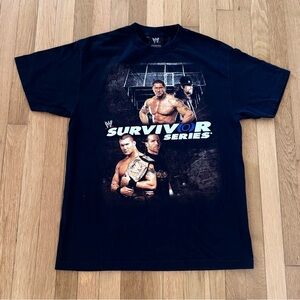 Vintage WWE Survivor Series Shirt Nov 2007 Undertaker Bautista Shawn Michaels L